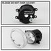 Spyder Auto 5086341 OEM Fog Lights; w/OEM Switch; Clear; - Truck Part Superstore