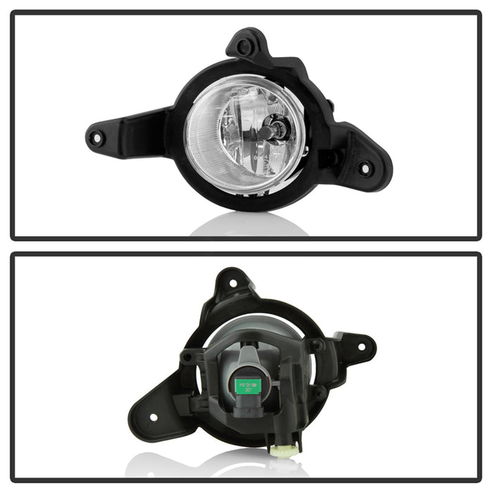 Spyder Auto 5086433 OEM Fog Lights; w/OEM Switch; Clear; - Truck Part Superstore