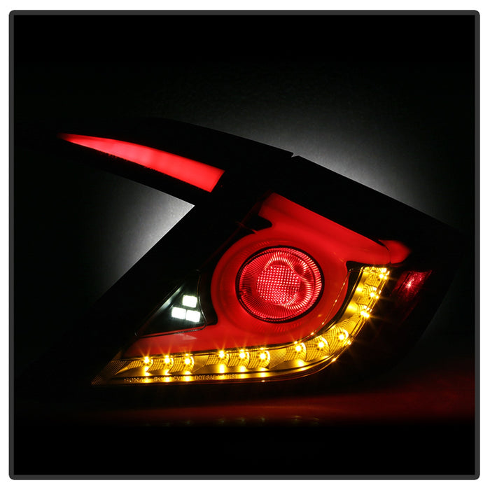 Spyder Auto 5086440 Light Bar LED Tail Lights; Black Smoke; - Truck Part Superstore