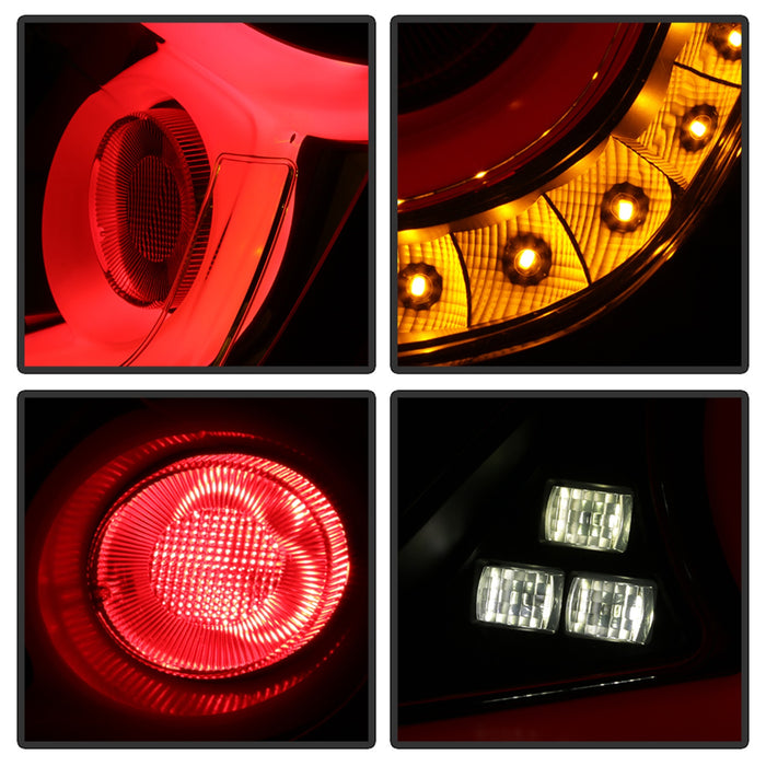Spyder Auto 5086440 Light Bar LED Tail Lights; Black Smoke; - Truck Part Superstore