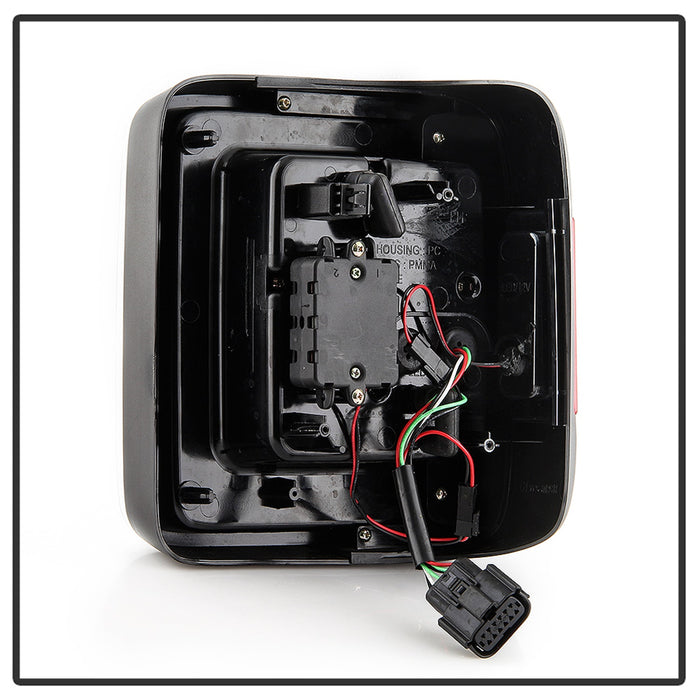 Spyder Auto 5086464 Full LED Tail Lights; w/Sequential Turn Signal; Black Smoke; - Truck Part Superstore