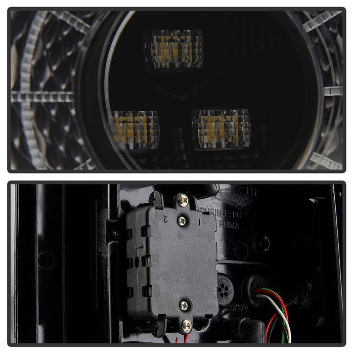 Spyder Auto 5086464 Full LED Tail Lights; w/Sequential Turn Signal; Black Smoke; - Truck Part Superstore