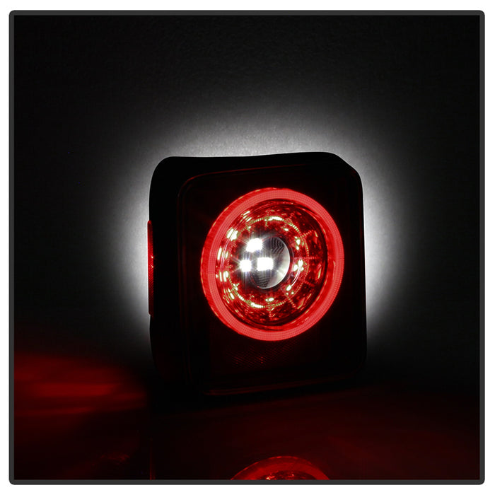 Spyder Auto 5086464 Full LED Tail Lights; w/Sequential Turn Signal; Black Smoke; - Truck Part Superstore