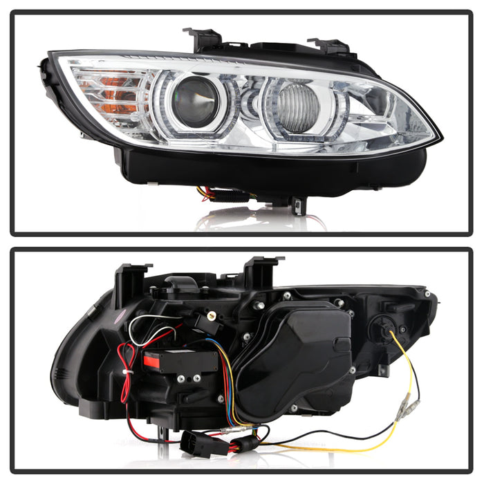 Spyder Auto 5086518 Projector Headlights; Low Beam D1S; Only Factory HID; Incl. LED-DRL; Chrome; - Truck Part Superstore