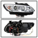 Spyder Auto 5086518 Projector Headlights; Low Beam D1S; Only Factory HID; Incl. LED-DRL; Chrome; - Truck Part Superstore