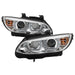 Spyder Auto 5086518 Projector Headlights; Low Beam D1S; Only Factory HID; Incl. LED-DRL; Chrome; - Truck Part Superstore