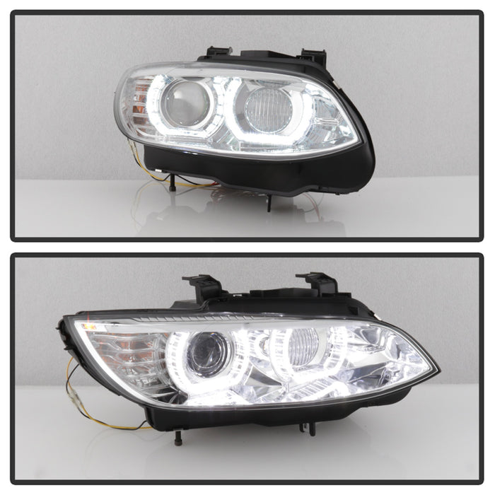Spyder Auto 5086518 Projector Headlights; Low Beam D1S; Only Factory HID; Incl. LED-DRL; Chrome; - Truck Part Superstore