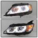 Spyder Auto 5086556 Projector Headlights; Incl. Low Beam-H9/High Beam-H9/Signal-7440NA; Chrome; - Truck Part Superstore