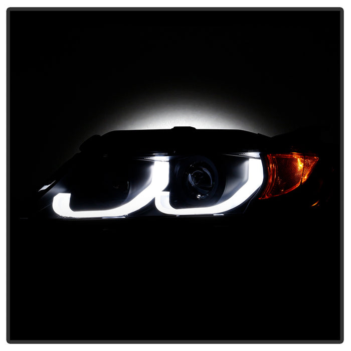 Spyder Auto 5086563 Projector Headlights; Incl. Low Beam-H9/High Beam-H9/Signal-7440NA; Black; - Truck Part Superstore