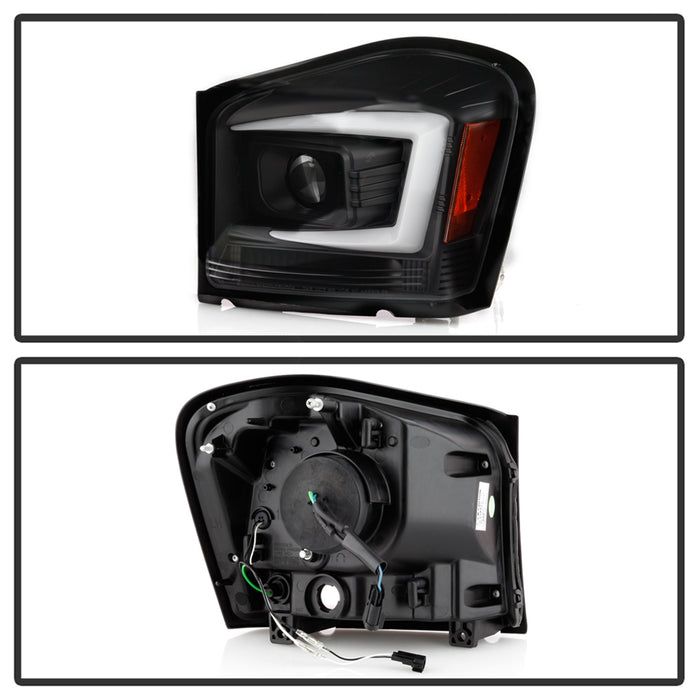 Spyder Auto 5086600 Projector Headlights; Black; - Truck Part Superstore