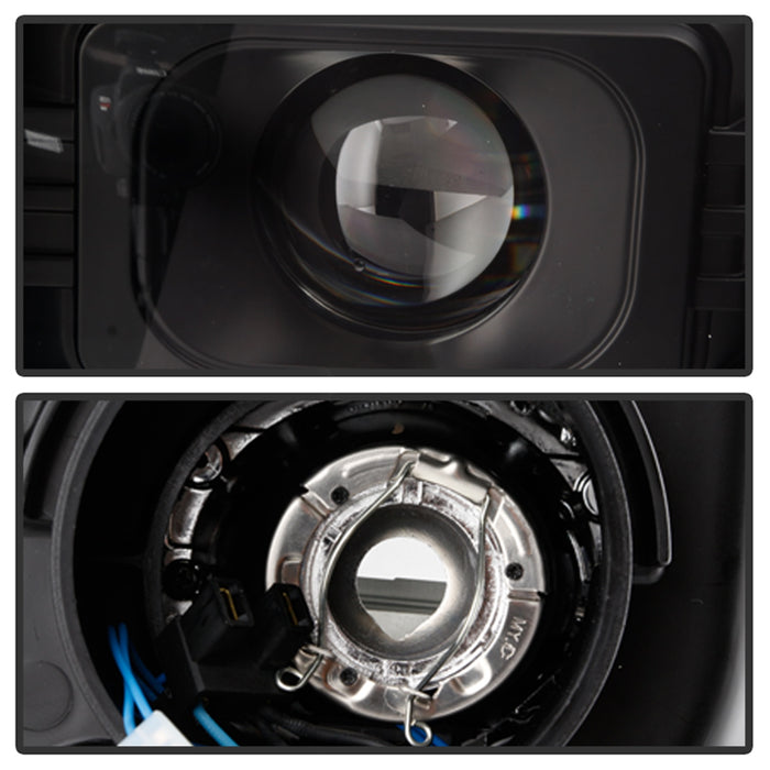 Spyder Auto 5086600 Projector Headlights; Black; - Truck Part Superstore