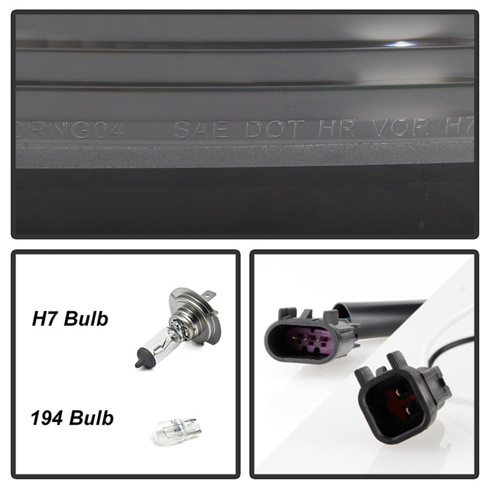 Spyder Auto 5086600 Projector Headlights; Black; - Truck Part Superstore