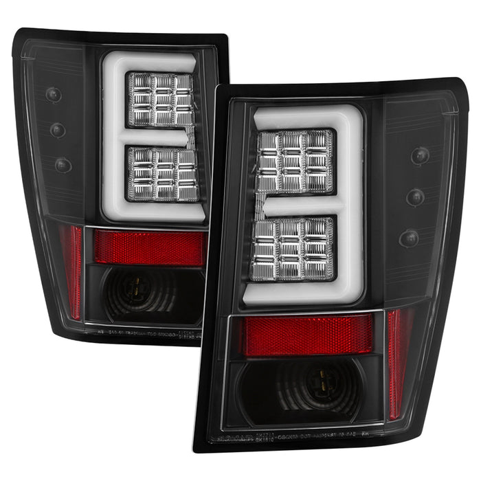 Spyder Auto 5086655 Light Bar LED Tail Lights; Incl. Signal-LED/Brake-LED; Black; - Truck Part Superstore