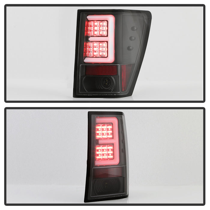 Spyder Auto 5086655 Light Bar LED Tail Lights; Incl. Signal-LED/Brake-LED; Black; - Truck Part Superstore