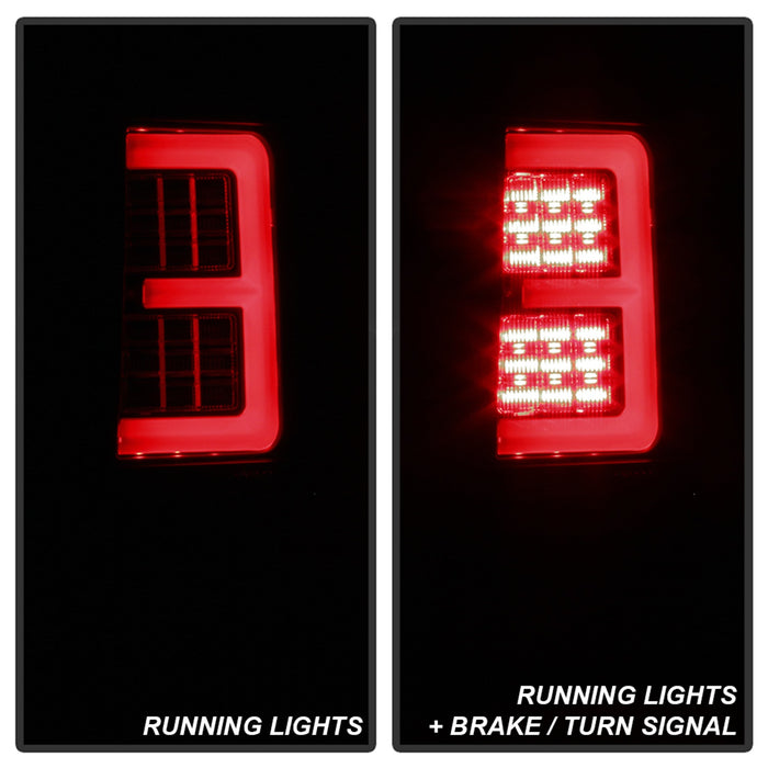 Spyder Auto 5086662 Light Bar LED Tail Lights; Incl. Signal-LED/Brake-LED; Black Smoke; - Truck Part Superstore