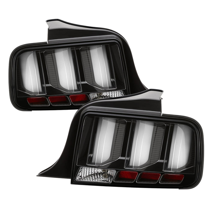 Spyder Auto 5086693 LED Tail Lights; Black; White Light Bar; - Truck Part Superstore