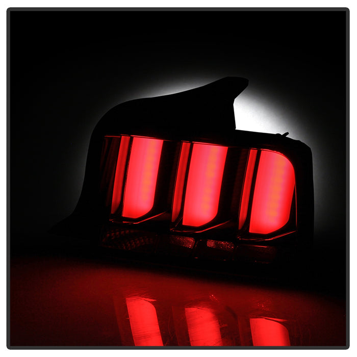 Spyder Auto 5086693 LED Tail Lights; Black; White Light Bar; - Truck Part Superstore