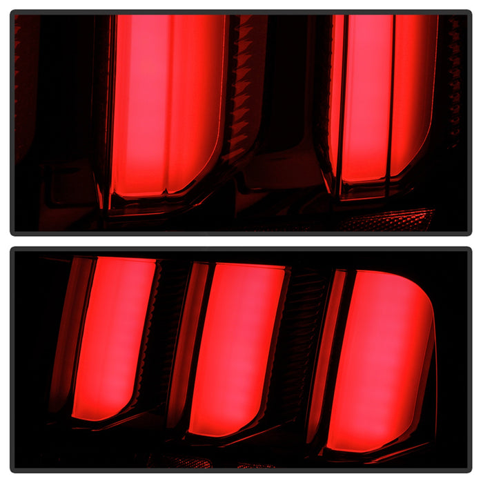 Spyder Auto 5086709 LED Tail Lights; Smoke; White Light Bar; - Truck Part Superstore