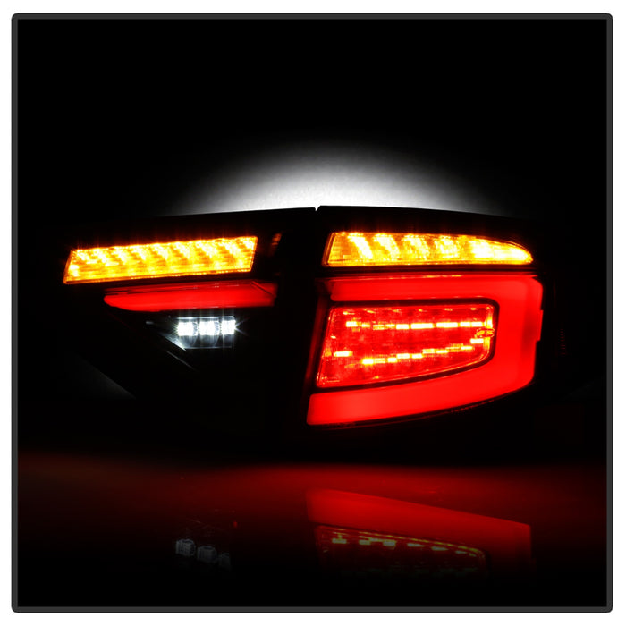 Spyder Auto 5086730 LED Tail Lights; Black; w/Sequential Signal; - Truck Part Superstore