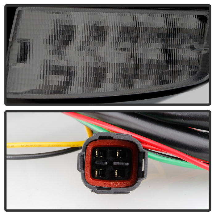 Spyder Auto 5086747 LED Tail Lights; Black Smoke; w/Sequential Signal; - Truck Part Superstore