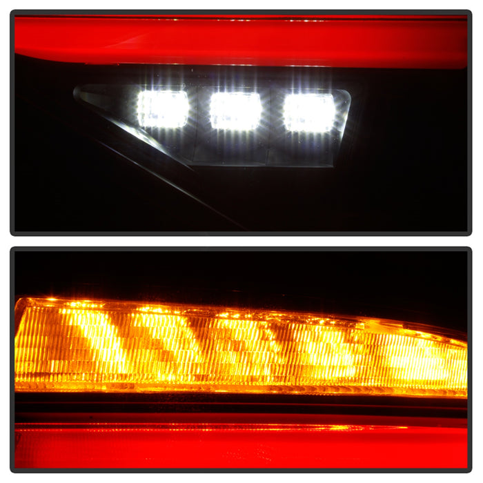 Spyder Auto 5086747 LED Tail Lights; Black Smoke; w/Sequential Signal; - Truck Part Superstore