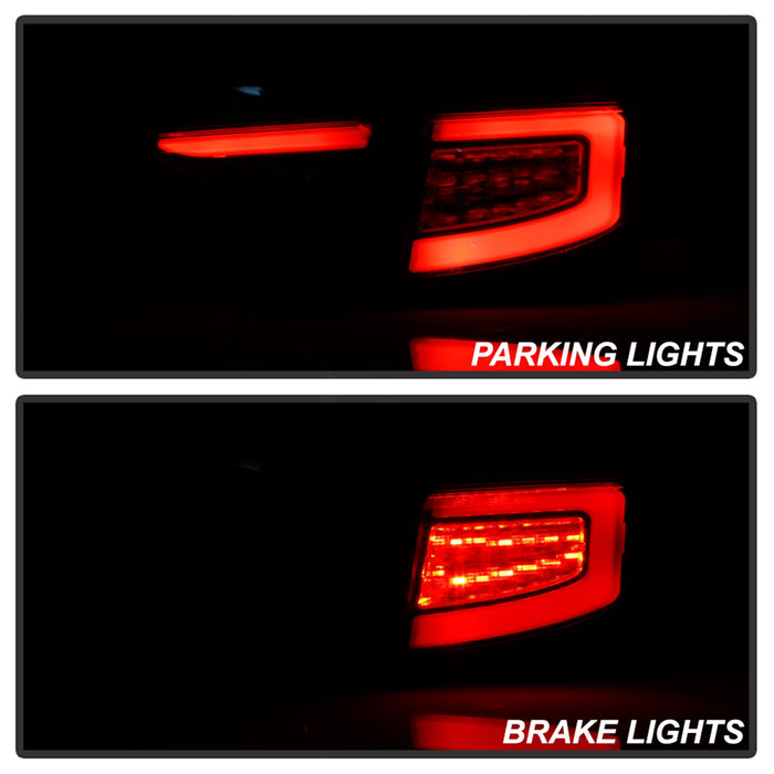 Spyder Auto 5086747 LED Tail Lights; Black Smoke; w/Sequential Signal; - Truck Part Superstore