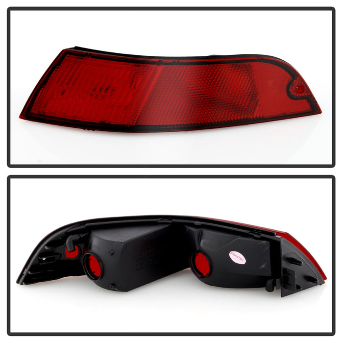 Spyder Auto 5086761 Tail Lights; OEM; Red Smoke; - Truck Part Superstore