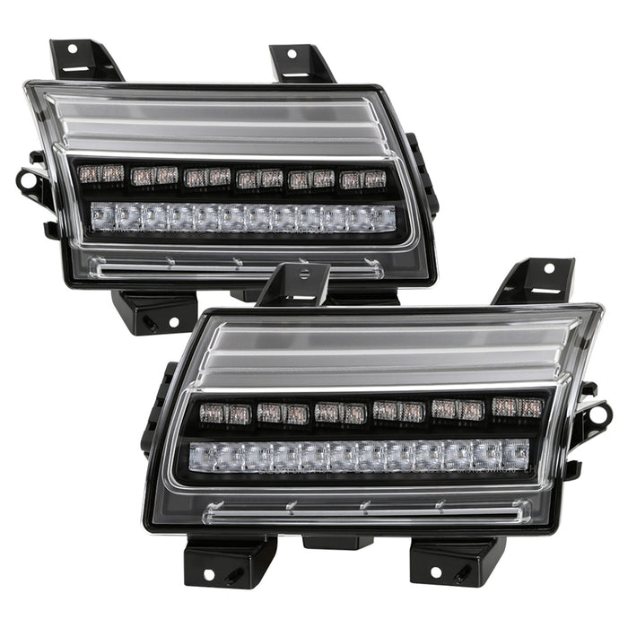 Spyder Auto 5086785 Full LED Front Bumper Lights - Truck Part Superstore