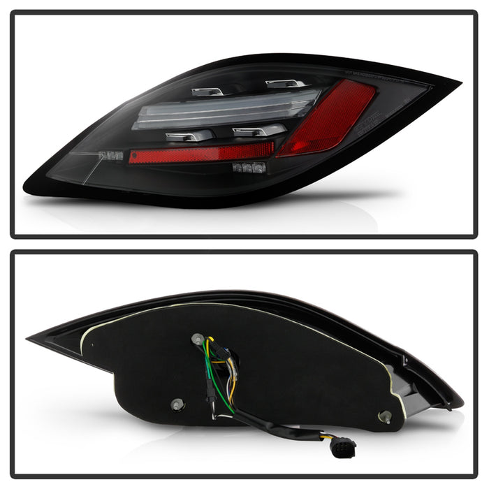 Spyder Auto 5086839 LED Tail Lights; Black; w/Sequential Signal; - Truck Part Superstore