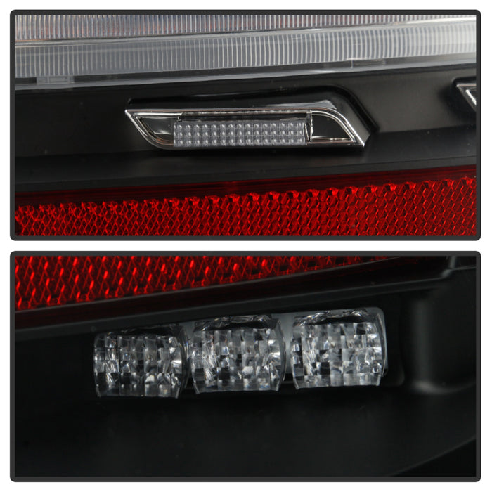 Spyder Auto 5086839 LED Tail Lights; Black; w/Sequential Signal; - Truck Part Superstore