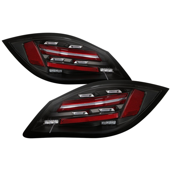 Spyder Auto 5086839 LED Tail Lights; Black; w/Sequential Signal; - Truck Part Superstore