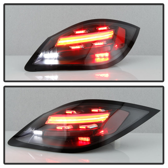 Spyder Auto 5086839 LED Tail Lights; Black; w/Sequential Signal; - Truck Part Superstore