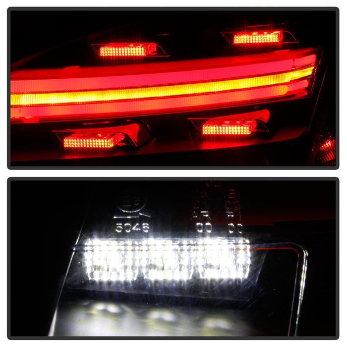 Spyder Auto 5086846 LED Tail Lights; Smoke; w/Sequential Signal; - Truck Part Superstore