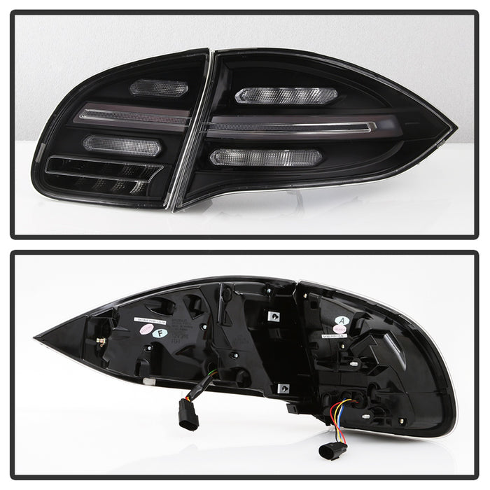 Spyder Auto 5086853 LED Tail Lights; Black; w/Sequential Signal; - Truck Part Superstore