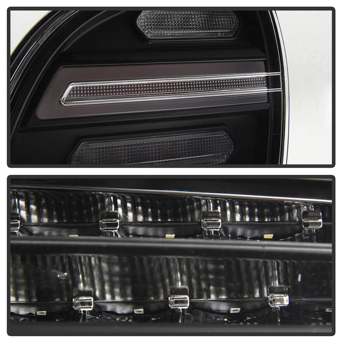 Spyder Auto 5086853 LED Tail Lights; Black; w/Sequential Signal; - Truck Part Superstore