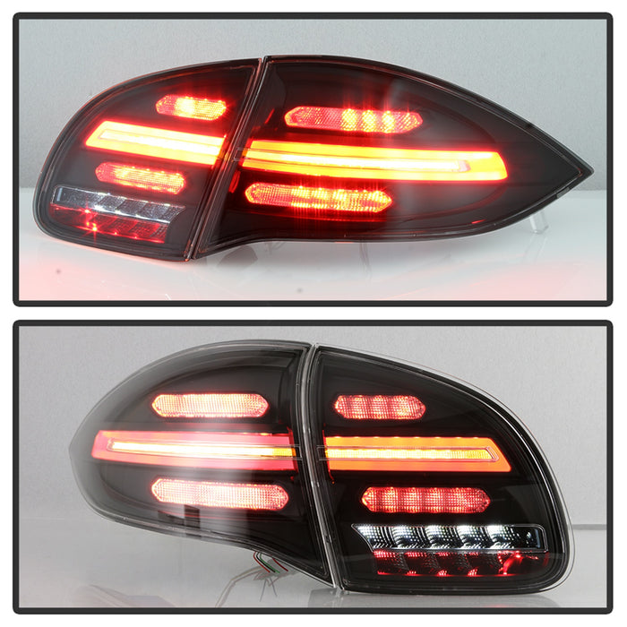Spyder Auto 5086853 LED Tail Lights; Black; w/Sequential Signal; - Truck Part Superstore