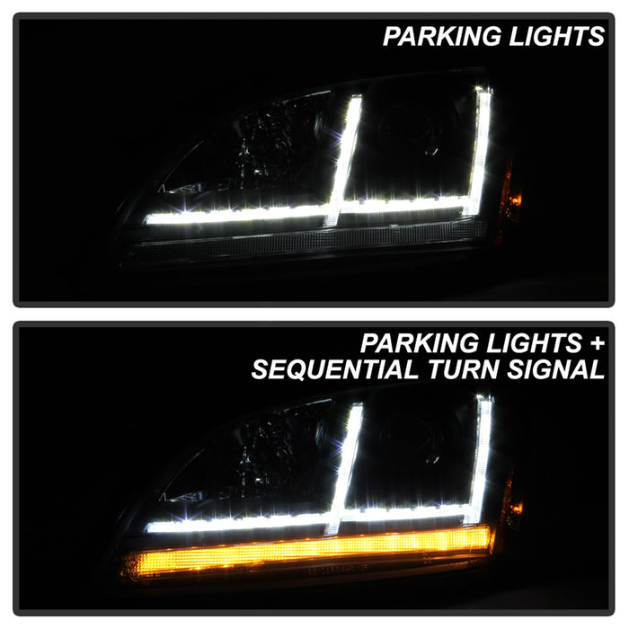Spyder Auto 5086891 Projector Headlights; w/Sequential Signal; AFS Model Only; - Truck Part Superstore