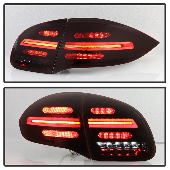 Spyder Auto 5086907 LED Tail Lights; Red Smoke; Sequential Signal; - Truck Part Superstore