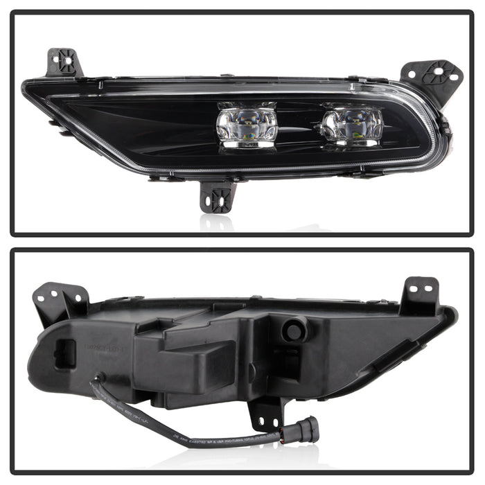 Spyder Auto 5086952 OEM Fog Lights; LED; w/Universal Switch; Clear; - Truck Part Superstore
