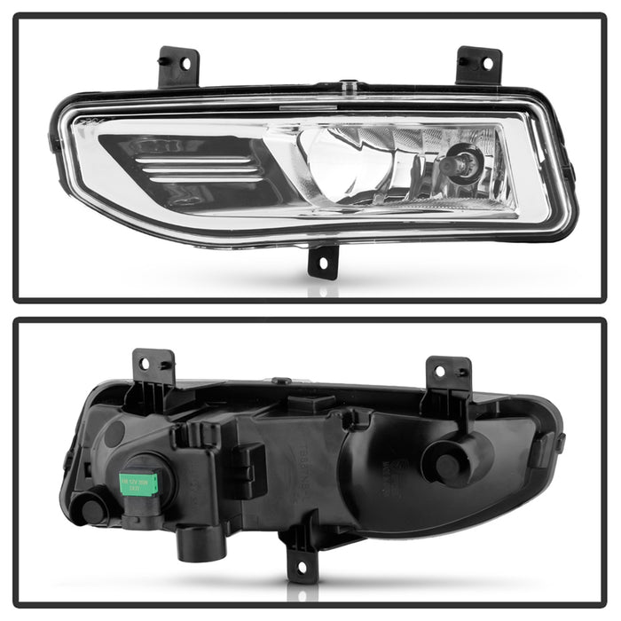 Spyder Auto 5087072 OEM Fog Lights; w/OEM Fit Switch; Clear; - Truck Part Superstore