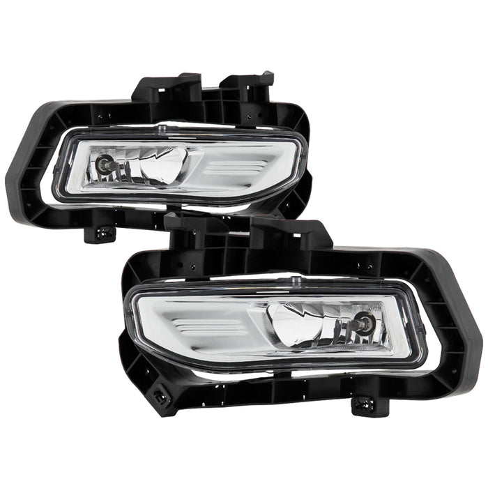 Spyder Auto 5087072 OEM Fog Lights; w/OEM Fit Switch; Clear; - Truck Part Superstore
