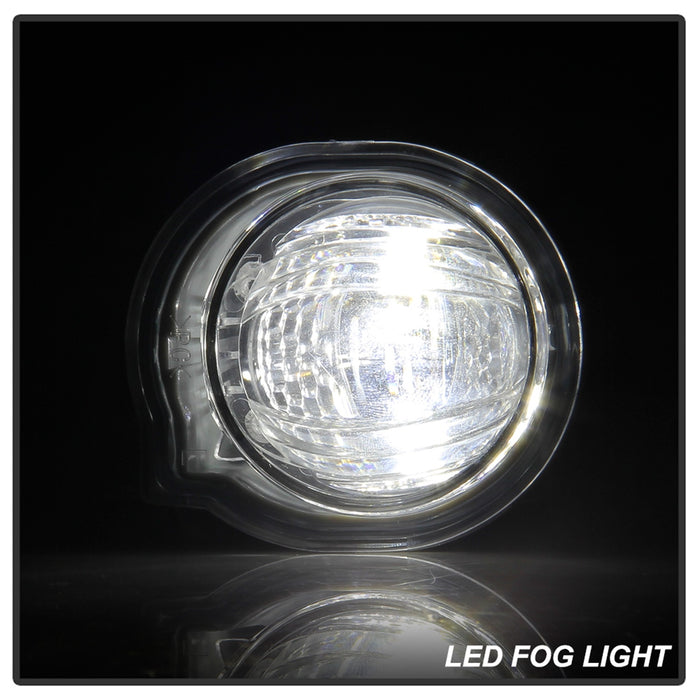 Spyder Auto 5087119 OEM Fog Lights; LED; w/OEM Fit Switch; Clear; - Truck Part Superstore