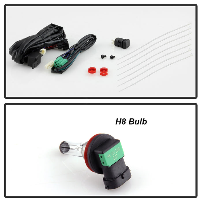 Spyder Auto 5087126 OEM Fog Lights; w/OEM Fit Switch; Clear; - Truck Part Superstore