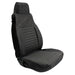 Rampage 5087635 Replacement Seat Cover; Diamond Black; Pair; - Truck Part Superstore