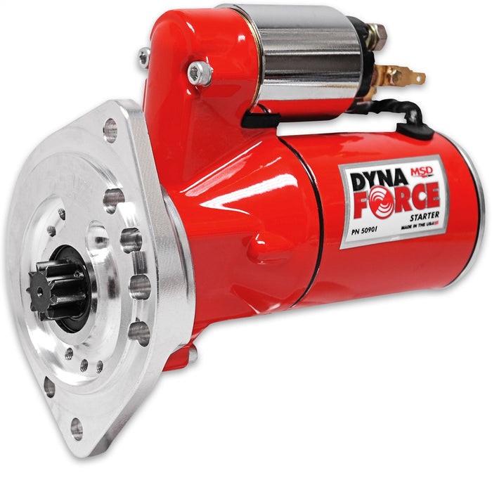 MSD 50901 APS Starter; 164 Tooth; 3/8 in. Depth; Multi Position Bolt Pattern; Red; - Truck Part Superstore