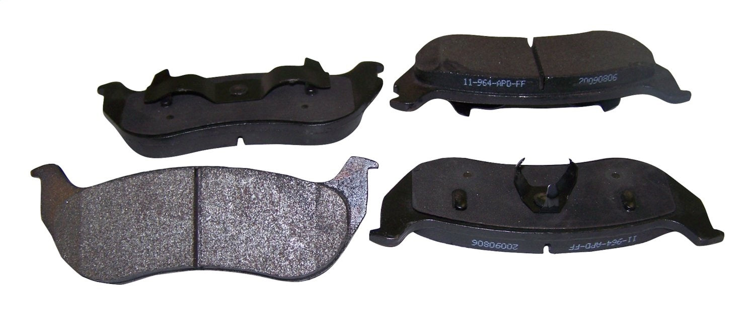 Crown Automotive Jeep Replacement 5093511TI Disc Brake Pad Set; Semi-Metallic; - Truck Part Superstore