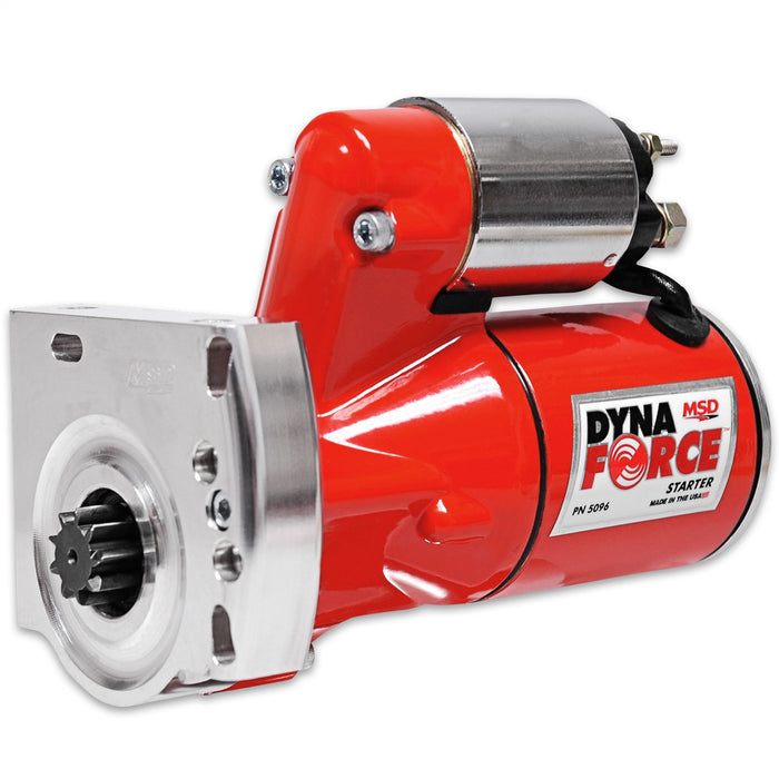 MSD 5096 APS Starter; 168 Tooth; Multi Position Bolt Pattern; Red; - Truck Part Superstore