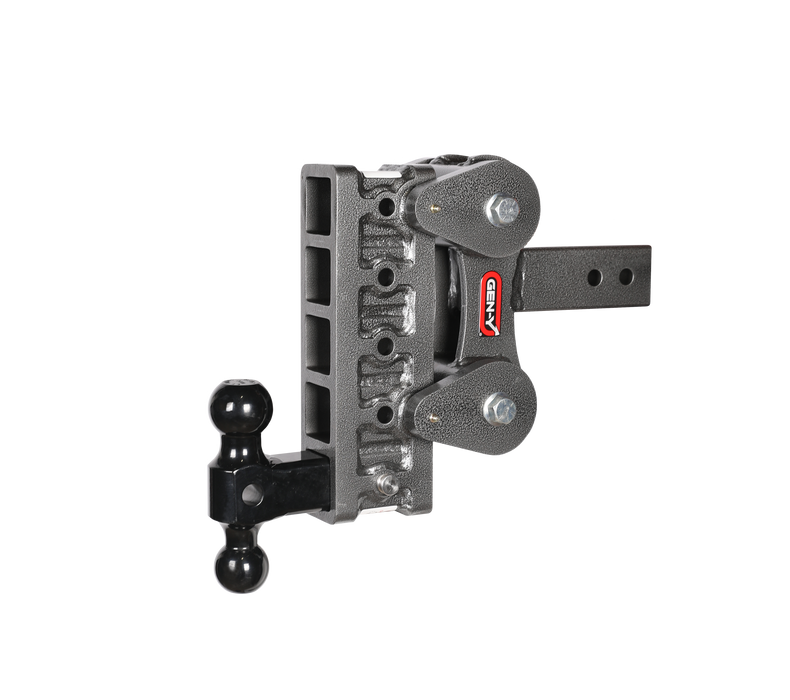 GEN-Y Hitch GH-2315 The BOSS TORSION-FLEX 2.5" Shank 7.5" Drop 1.1K TW 10K Hitch & GH-031 Dual-Ball - Truck Part Superstore