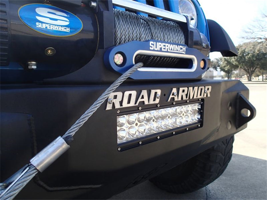 Road Armor 509R0B Stealth Stubby Winch Front Bumper; Steel; Satin Black; - Truck Part Superstore