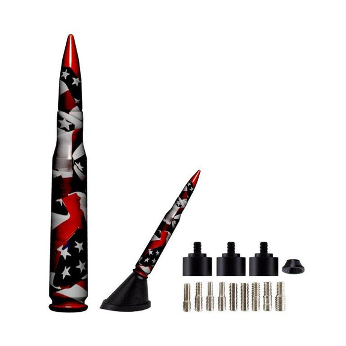 Metra Electronics 50US Replica Antenna; .50 Cal; US Flag; - Truck Part Superstore